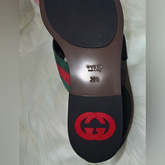 Gucci - Kika Canvas Thong Sandals - Picture 9 of 16